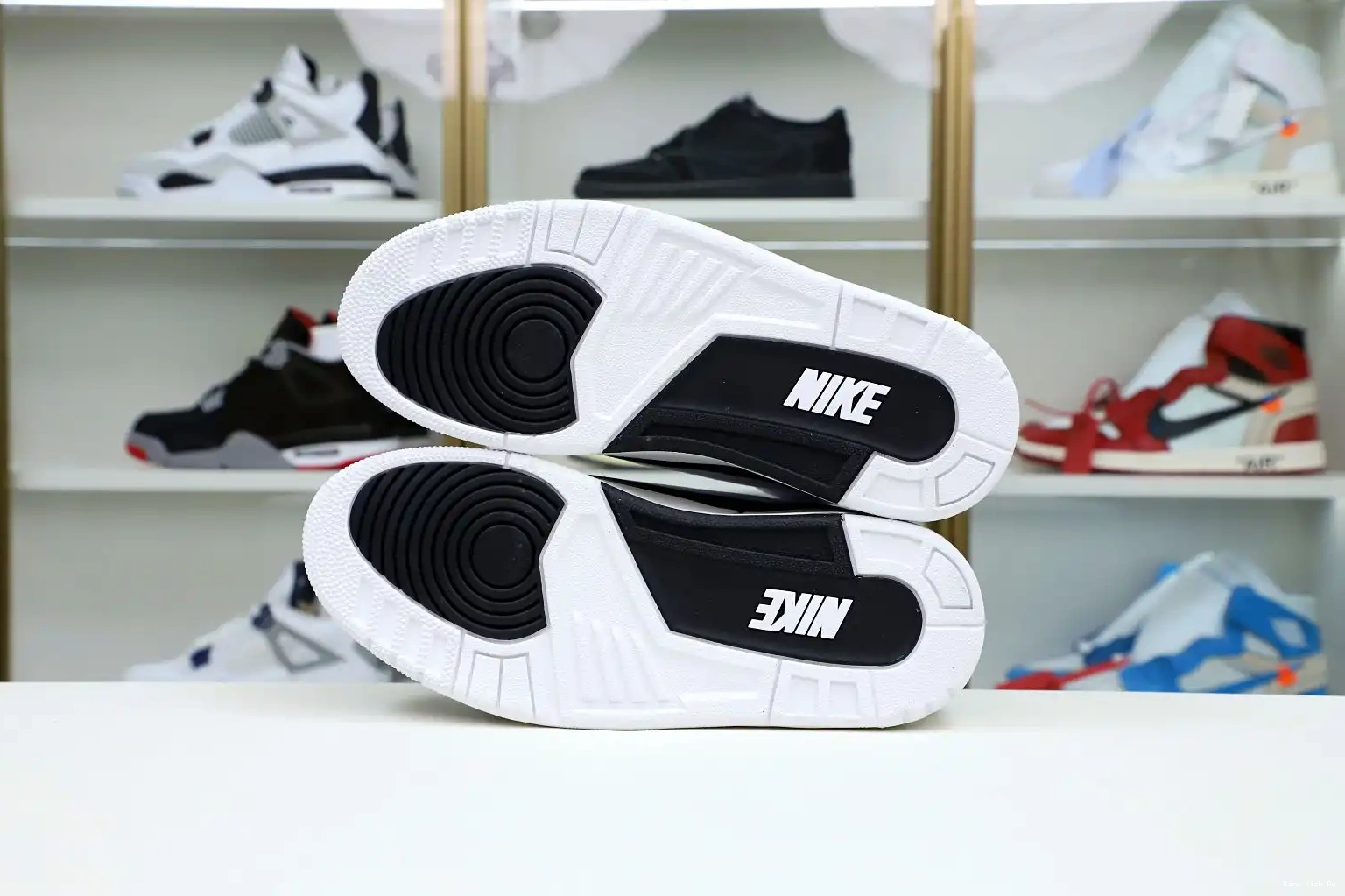 'WHITE' JORDAN DESIGN FRAGMENT RETRO 3 X AIR SP Kimikick 0703